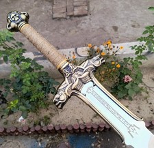 Handmade Conan the Barbarian Atlantean Sword, Movie Replica Free Sheath & Plaque picture