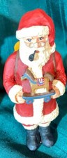 Vintage 1985 Carolyn Carpin Storybook Collection Resin Santa Figurine picture