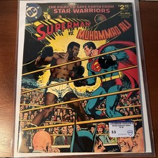 Rare CBCS 5.5 SUPERMAN vs MUHAMMAD ALI All-New Collectors' Edition #C-56 1978 picture