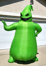 Vintage 2005 Gemmy Oogie Boogie 8' Inflatable Nightmare Before Christmas Disney picture