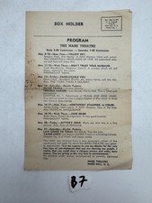 Mars Theatre May Program Handbill Mars Hill North Carolina Ephemera picture