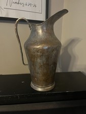 Antique 19th C. Ottoman Tinned Copper Ewer picture