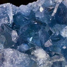 6.89LB Natural Blue celestine celestite Cluster Rough Crystal gemstone mineral picture