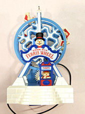 Hallmark Keepsake Snow Fun Ferris Wheel Christmas Ornament Light Up Sound Motion picture
