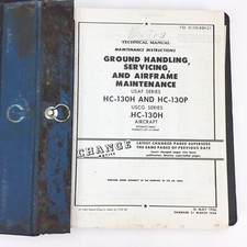 Vtg Original 1968 Lockhead C-130 HERCULES MAINTENANCE MANUAL, HC-130H, HC-130P picture