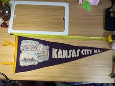 Vintage Kansas City Missouri Felt Pennant Union Station Liberty Memorial Scout picture