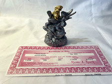 Michael Ricker Pewter Stacks Stacked Rabbits Pewter Sculpture Signed LE 2001 picture
