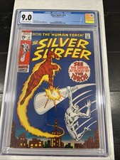 Silver Surfer #15 - CGC 9.0 - Fantastic Four App. - Key Issue (1970) picture