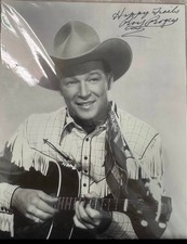 Roy Rogers Signed 8x10 Photo - 