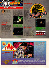 Gamepro April 1994 Magazine Page Advertisement Tv-vr Jurassic Pork Poster picture
