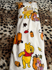 Disney Winnie the Pooh Plush Blanket/Throw with Pumpkin Fall Print picture