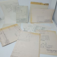 1960's-1970's RJ Reynolds Assorted Factory Plans & Blue Prints Various Locations picture