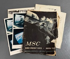 NASA Manned Spacecraft Center Houston - Gemini Press Kit Contents Folder Lot picture