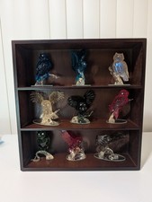 Set 9 Hamilton Collection Reflections of American Owl Blake Jensen Shelf READ picture