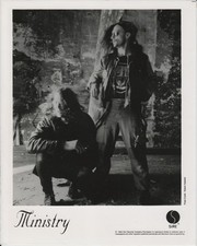 Industrial Metal MINISTRY B&W 8x10 Publicity PHOTO 1989 picture