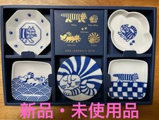 Lisa Larson Cat Small Plate Set of 5 Exhibition Limited New Japan picture