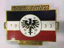 Car Badge Reichsfahrt adac car grill badge emblem enamled emtal picture