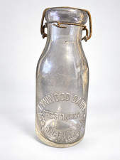 Rare Early 1900s Lynwood Dairy Sessions Los Angeles Milk Bottle Tin Top picture