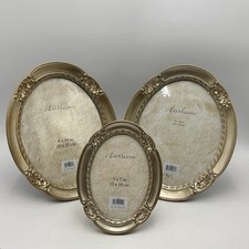 3 Heirloom Oval Picture Frames 8'x10