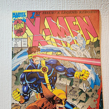 X-Men #1 Cover A (1991 Marvel) Jim Lee Wolverine Cyclops NM 1st Print Vintage picture