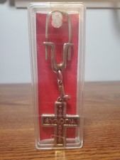 Vintage Eastern Orthodox Religious Cross Keychain with Greek 
