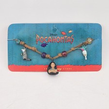 Vintage Disney Store Pocahontas 1995 Charm Bracelet Meeko Flit New picture