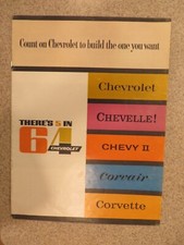 VINTAGE ORIGINAL 1964 CHEVROLET FULL LINE 18 PAGE SALES BROCHURE picture