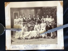 Antique 1892 Le Mars Normal School Graduation Photo + Names Le Mars Iowa College picture