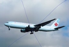 CIVIL AIRCRAFT PHOTO AIR CANADA PLANE PHOTOGRAH BOEING 767 PICTURE C-FXCA FLIGHT picture