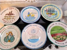 Solimene Vietri Ceramic 6 Dish Good Souvenir Service (Lot D) picture