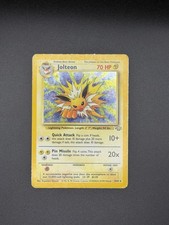 Pokemon Cards Jolteon 4/64 Jungle Unlimited Holo Rare picture