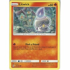 POKEMON CARD LITWICK 28/236 NO 607 CANDLE POKEMON TCG CCG picture