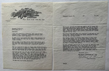 Vintage 1924 Letterhead Correspondence Pirika Chocolate Co Brooklyn New York NYC picture