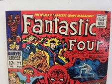FANTASTIC FOUR #77 - NICE VF/NM 9.0 - GALACTUS/SURFER - KIRBY/LEE 1968 $149 BIN picture