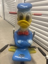 Vintage Rare Donald Duck Kiddie Ride Wonder Products Rocking Horse Type Exc Cond picture