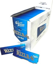 Rizla Blue Rolling Papers Full Box 100 Booklets Regular Size Cigarette Papers picture