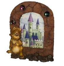 Cute Vintage Small Picture Photo Frame Dragon With ￼jewels Fun picture