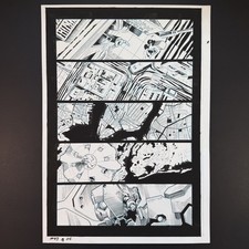 Immortal Hulk 43 Original Comic Art Published Inks NYC Bennett Brabo Marvel 2021 picture