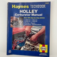 Haynes Holley Carburetor Manual Techbook 10225 Blue Repair Tuning Guide DIY Book picture