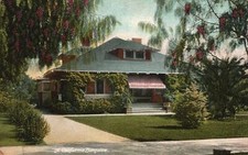 A Beautiful Bungalow House in California CA Home Antique Postcard 1910's picture