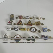 American Red Cross Pinback/Lapel Pins Lot, Assorted CPR, Taiwan picture