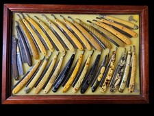 ONE OF A KIND Antique VTG Straight Razor Collection 40+ Year Collection RARE 🔥 picture