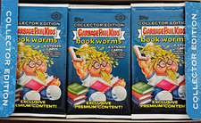 2022 GPK Book Worms 24 Factory Sealed Collectors Edition Packs, Iron-on & Box picture