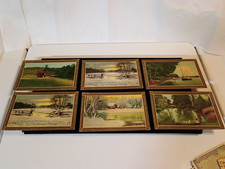 1909 / 1910 Set of 6 Vintage Cards, all are in VGC , see pictures, picture