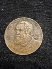 1831-1931 IH International Harvester BRONZE MEDAL Cyrus Hall McCormick 1809-1884 picture