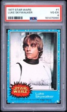 1977 Topps Star Wars Vintage #1 Luke Skywalker PSA 4 VG-EX picture