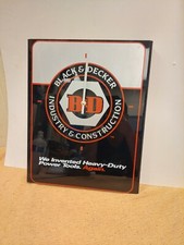 Rare Vintage Asvertising Black & Decker Wall Clock Tools Advertising Display  picture