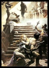 Pharaoh's Tomb 1993 Frazetta Fantasy Card #69 (NM) picture