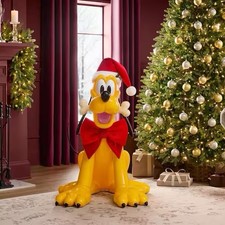 Disney 3.5 FT Animated Pluto Holiday Christmas Animatronic 2026 Home Accents picture