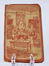 1940s Vintage Luzianne Coffee Tea Advertising Needle Book Sewing Case Worn picture
